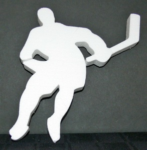 Ice Hockey Player Cut Out