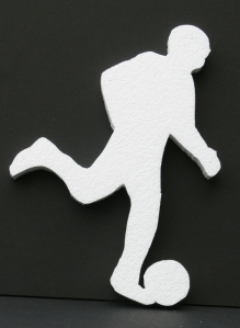 Centerpiece Soccer Player Cut Out 